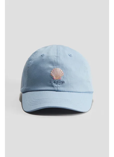 اتش اند ام قبعة بتفاصيل تطريز