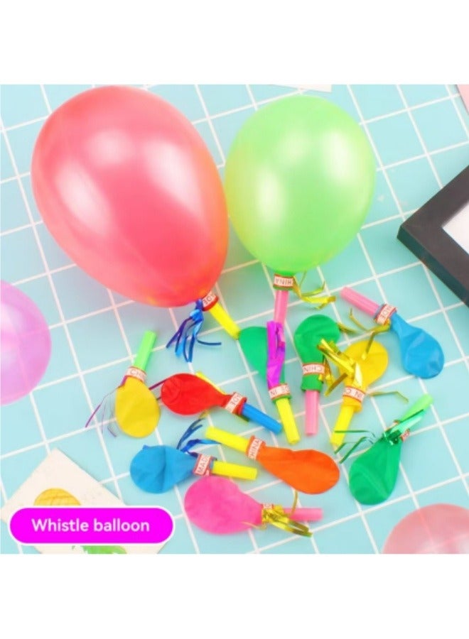 20 Pack Whistle Balloons Children Balloon Toys - Image 1