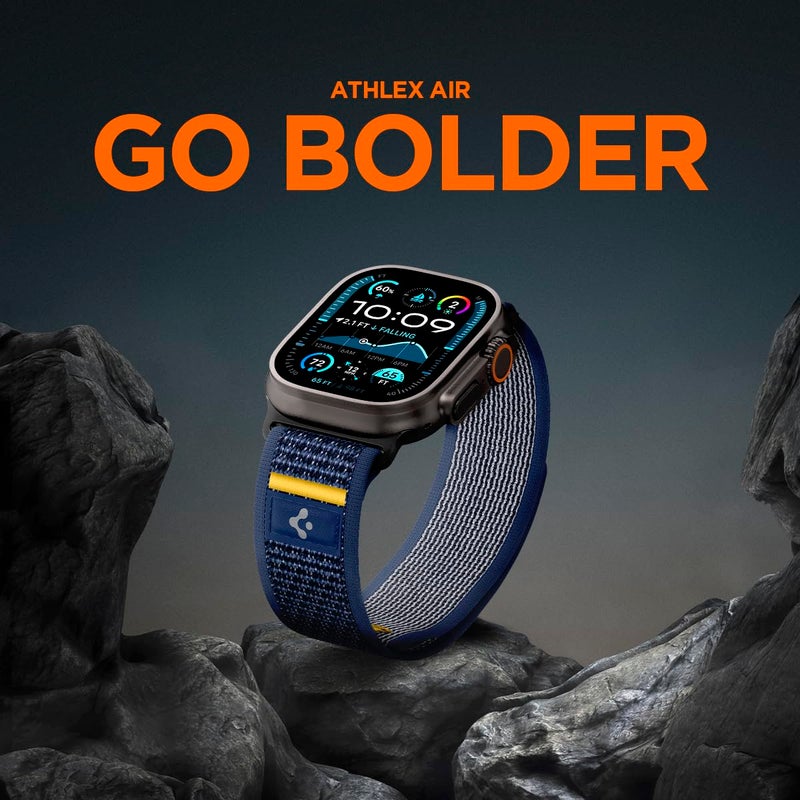 Spigen حزام ساعة سبجن أثليكس إير مصمم لساعة آبل متوافق مع ألترا 2/1 49 مم، سلسلة 10 46 مم، 9/8/7 45 مم، SE2/SE/6/5/4 44 مم، 3/2/1 42 مم - Image 3