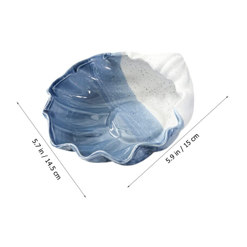 Ocean Ceramic Ring Trinket Tray Jewelry Dish Keys Storage Home Plate - Image 3