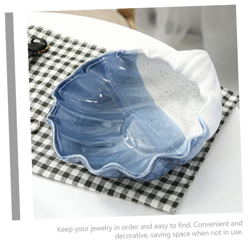 Ocean Ceramic Ring Trinket Tray Jewelry Dish Keys Storage Home Plate - Image 5