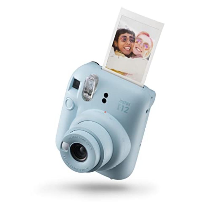 instax Mini 12 Instant Camera Pastel Blue KSA Version, 2-Year Warranty Camera Only - Image 2