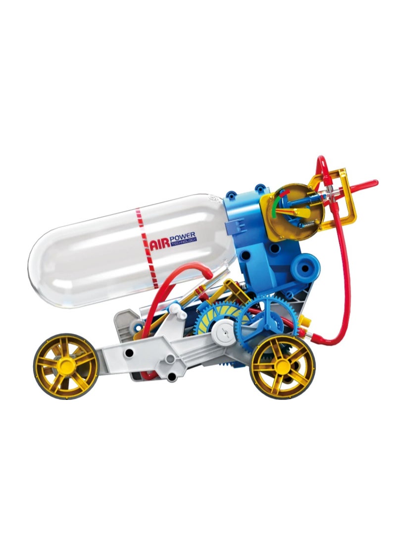 بروس كيت طقم سيارة محرك الهواء Pro’sKit GE-631 – لعبة سيارة تعمل بالهواء المضغوط للأطفال من سن 10 سنوات فما فوق (سيارة صديقة للبيئة بدون بطارية) - Image 4