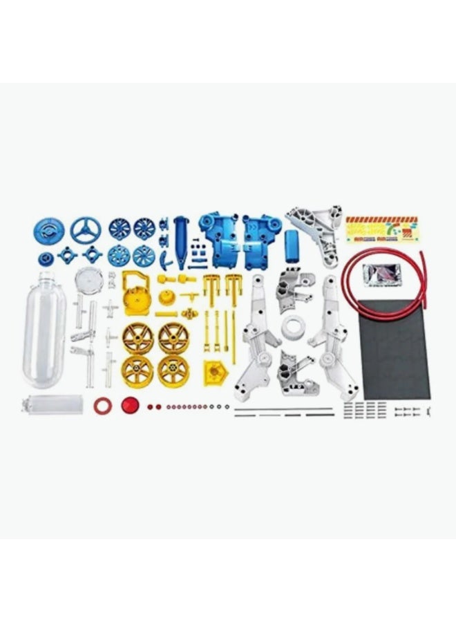 بروس كيت طقم سيارة محرك الهواء Pro’sKit GE-631 – لعبة سيارة تعمل بالهواء المضغوط للأطفال من سن 10 سنوات فما فوق (سيارة صديقة للبيئة بدون بطارية) - Image 3