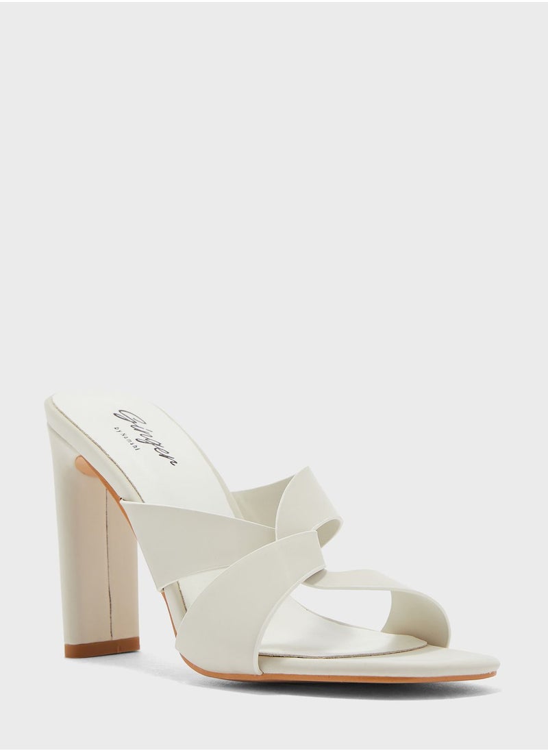 Ginger - Twisted Front Mule Sandal - Image 1