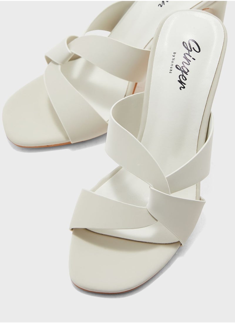 Ginger - Twisted Front Mule Sandal - Image 1