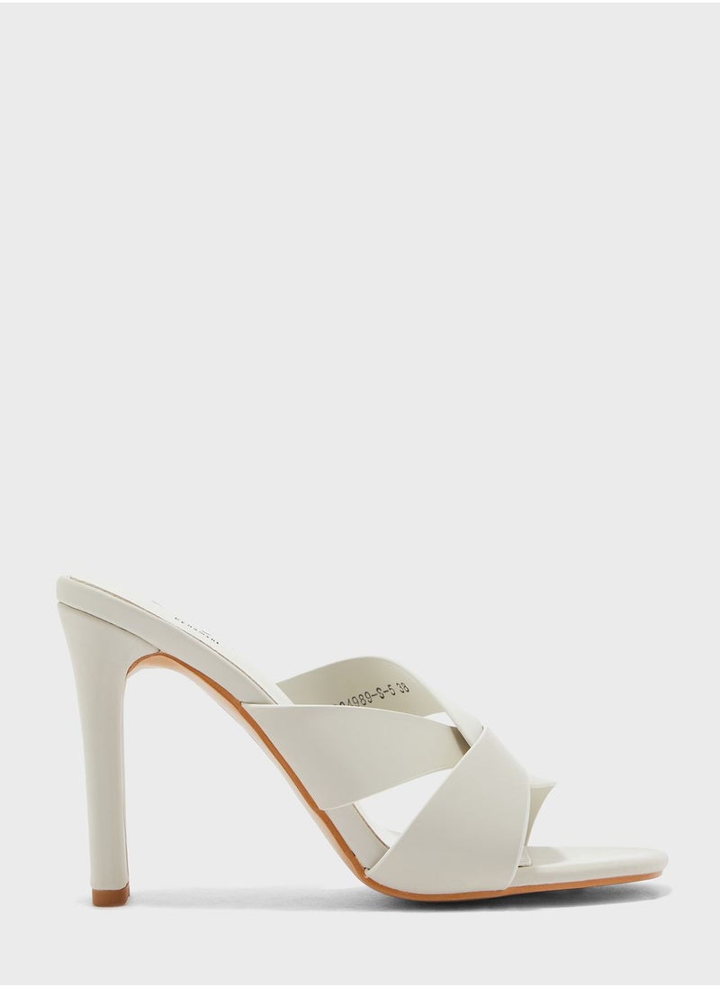 Ginger - Twisted Front Mule Sandal - Image 1