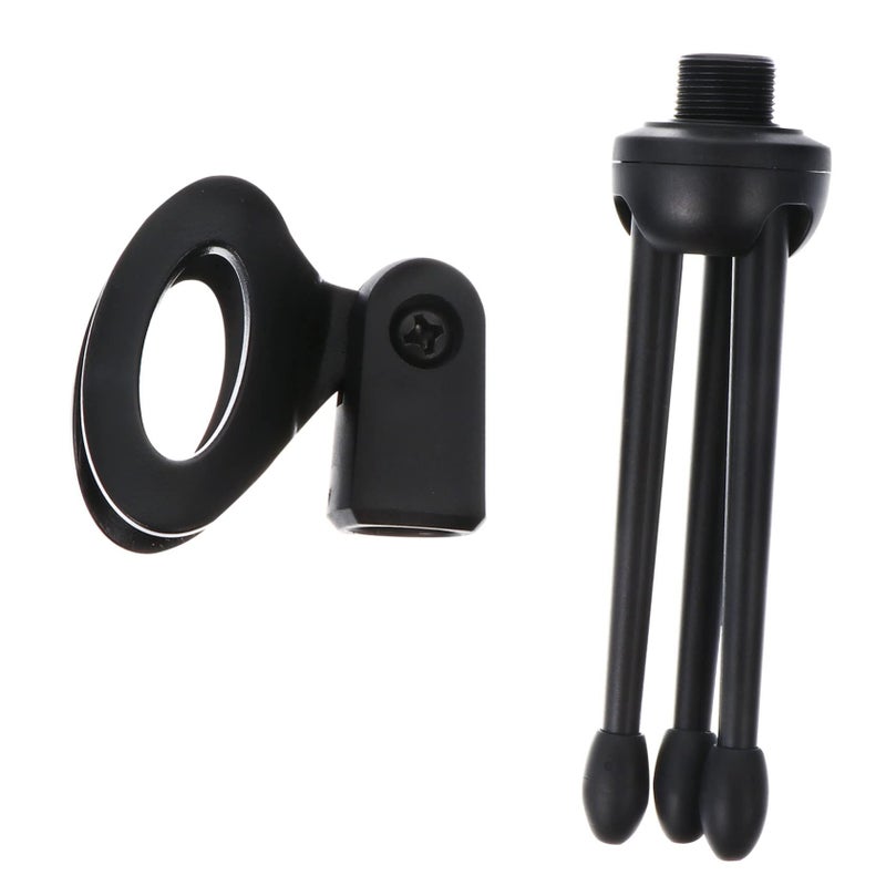 Foldable Desktop Microphone Stand Plastic Mini Tripod Mic Arm Holder For Streaming Gaming - Image 2