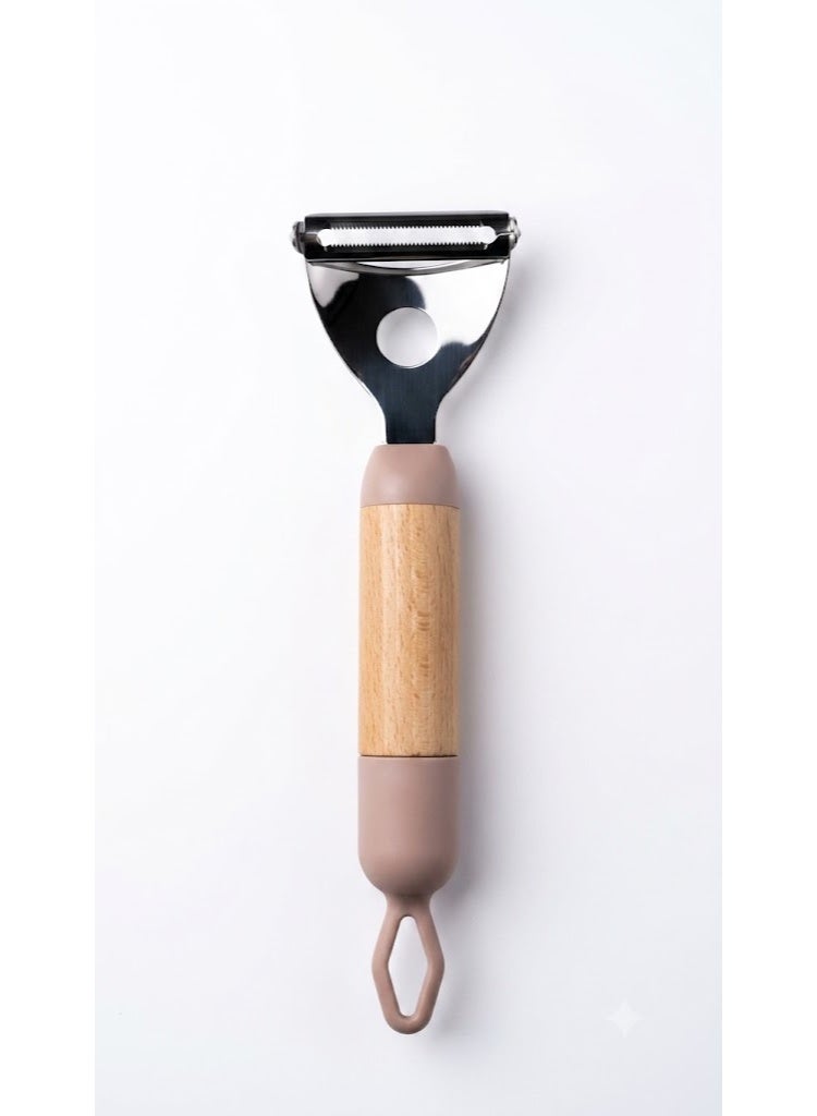 Manual Fruit and Vegetable Peeler (Pink)