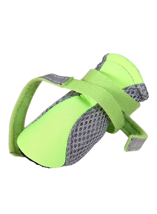 OUTAD Pure Rubber Soft Sole Walking And Running Shoes Green/Grey Mediumyard - Image 2