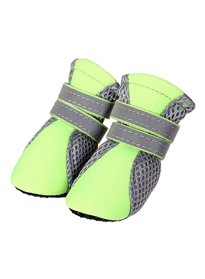 OUTAD Pure Rubber Soft Sole Walking And Running Shoes Green/Grey Mediumyard - Image 1