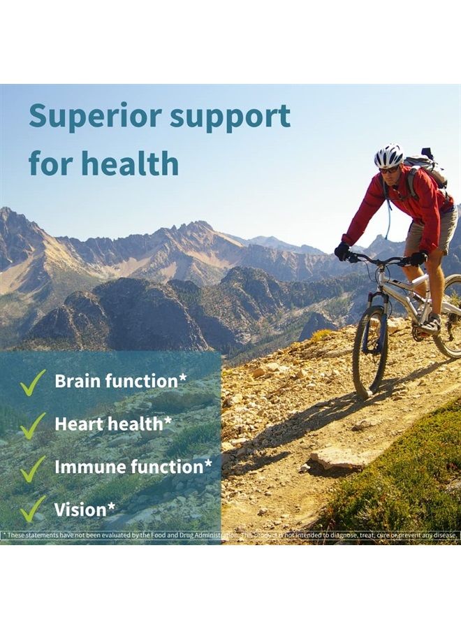 Igennus Healthcare Nutrition Pure & Essential Omega-3 & D3 1000iu, Fast-Acting rTG, Support Eyes, Heart & Brain Function, 1-a-Day, Highly Concentrated EPA & DHA Wild Fish Oil, Non-GMO, 60 Softgels  - Image 5