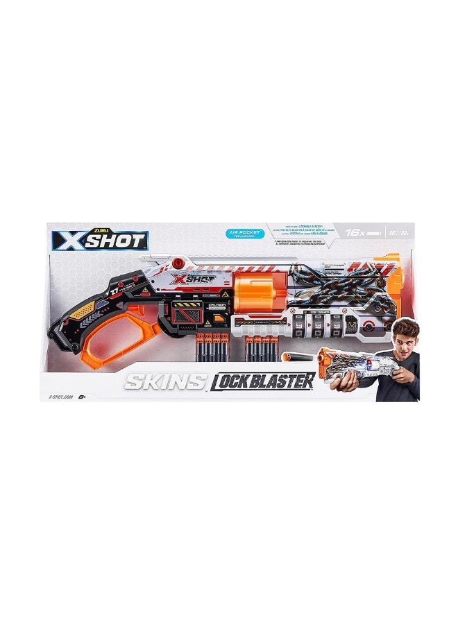 X-Shot Zuru X-Shot Skins Lock Blaster with 16 Darts - Image 1