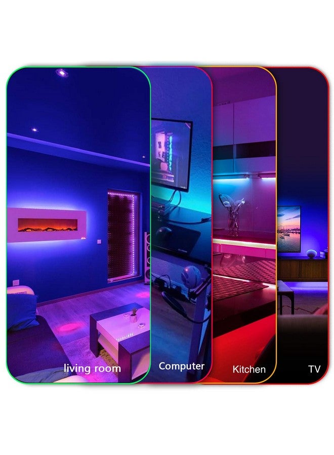 DAYBETTER Led Strip Lights 50ft, Color Changing Led Light Strip with Remote Control, 5050 RGB Strip Lighting Suitable for Home Decor, Living Room, Kitchen, Home Party Decoration - Image 3