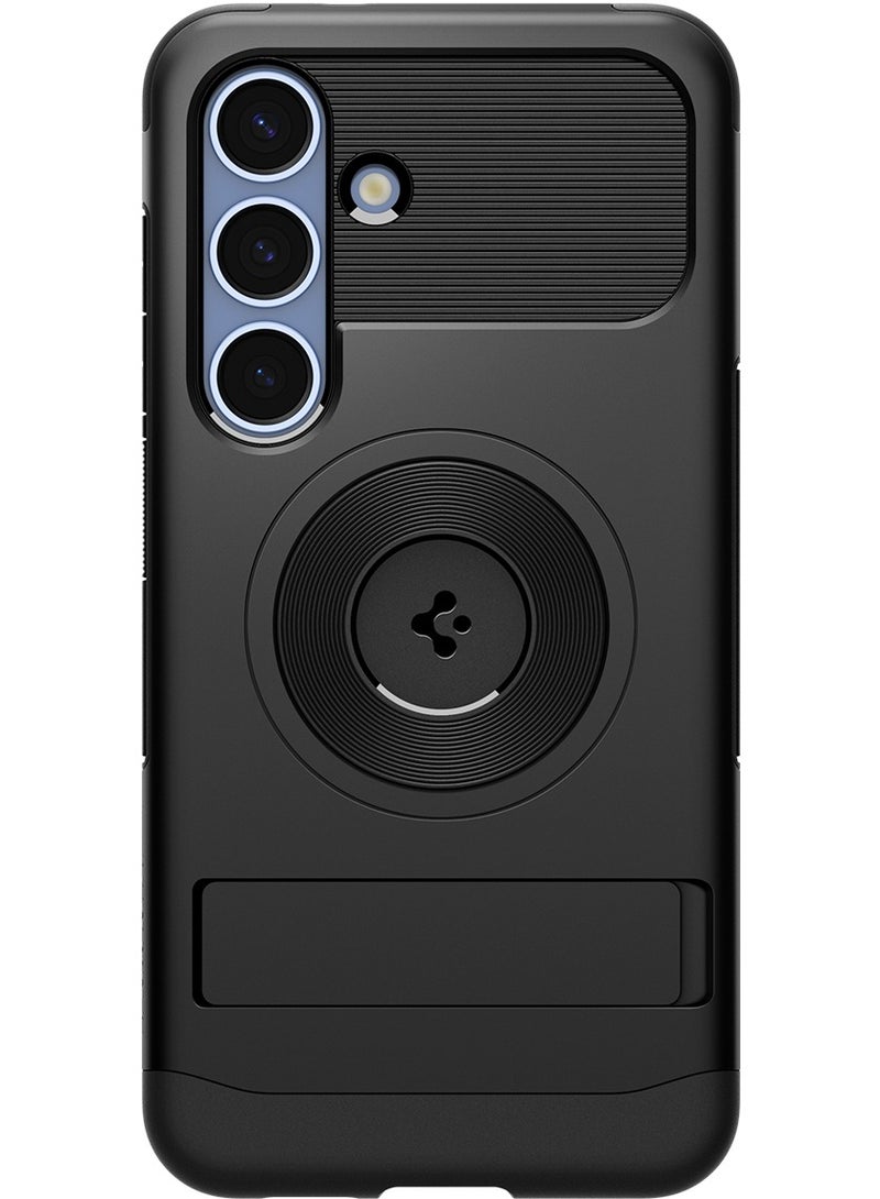 Spigen Slim Armor Magfit for Samsung Galaxy S25 Case Cover MagSafe with Kickstand (2025) - Black - Image 2