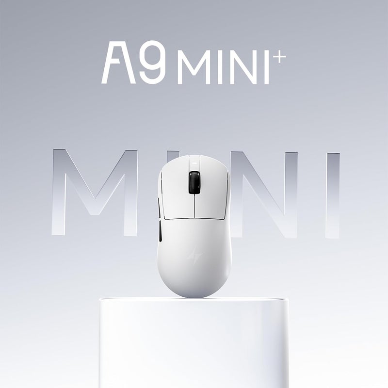 ATK Dragonfly A9 MINI+ Wireless Gaming Mouse, PAW3955 Master Sensor, DPI up to 50,000, 39g Ultra-Lightweight, 8K Polling, 200 Hr Battery Life, 5 Programmable Buttons, Dual-Mode 2.4G/Wired - Pink - Image 2
