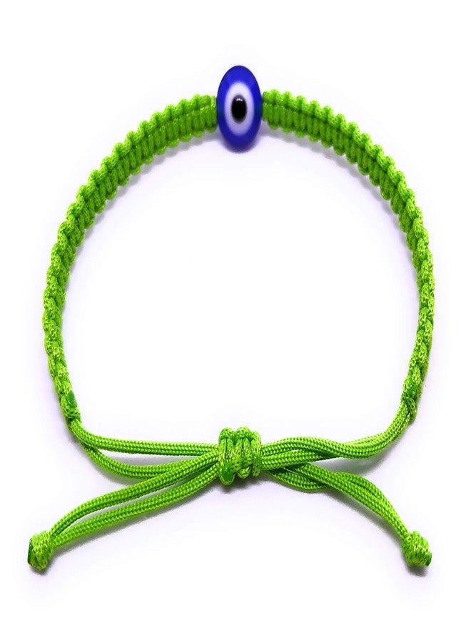 jewel string resin Evil Eye Bead Bracelet For Boys (Green) - Image 3