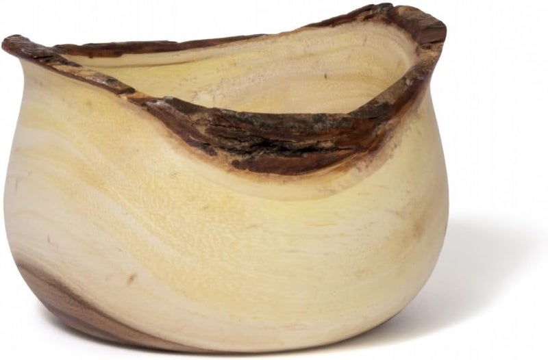 Lipper International وعاء تقديم صغير من ليبر إنترناشيونال أكاسيا توليب الريفي بحافة لحاء - Image 1