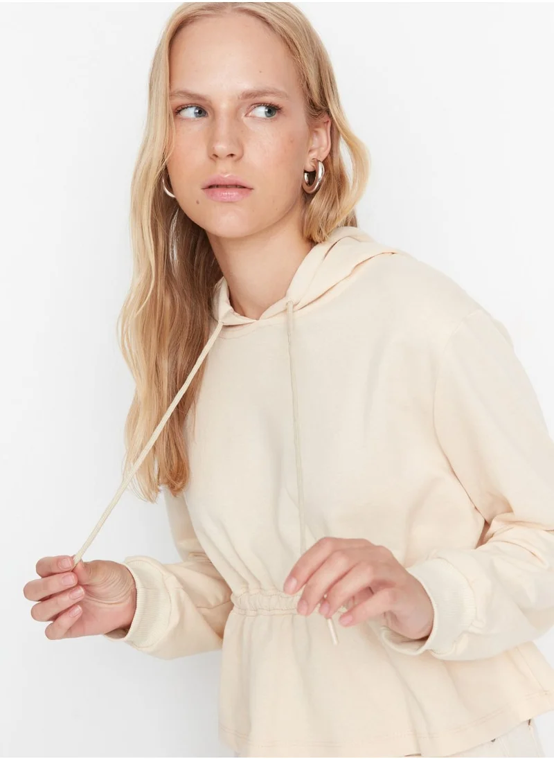 trendyol Elastic Detail Hoodie