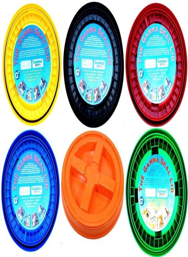 Gamma Seal Lid Variety Pack - 6 Colors