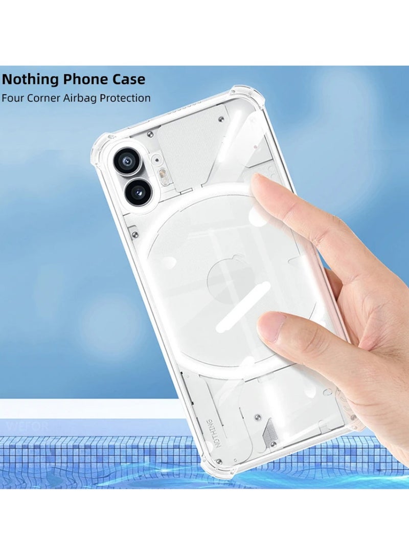 Techie غطاء خلفي شفاف واقٍ لهاتف Nothing Phone 2 مصنوع من مادة TPU الناعمة ومقاوم للصدمات ومضاد لبصمات الأصابع - Image 5