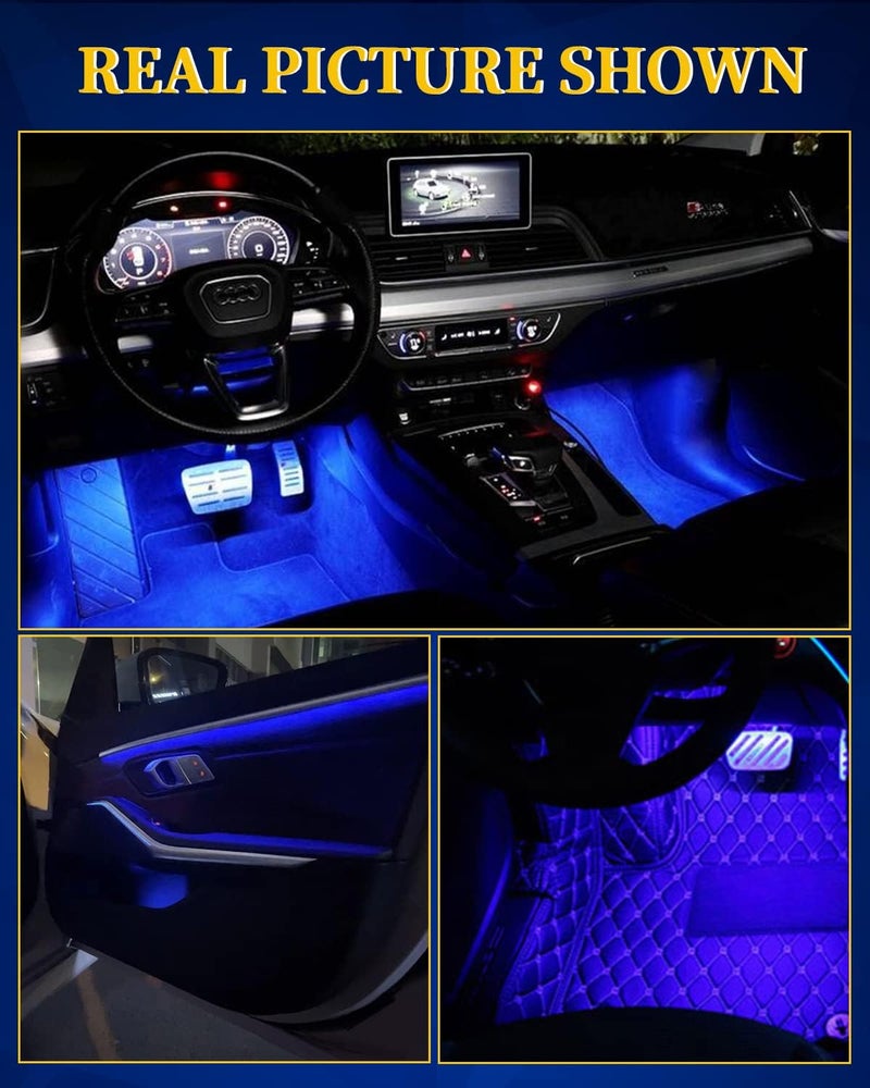 DUOFU365 Car LED Light Strip - Blue Interior Lights for Trucks, 30CM, 15 SMD, IP67 Waterproof, 6PCS - Image 5