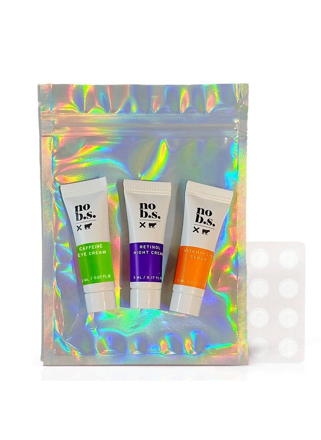 NO B. S. NO BAD STUFF - No Bs Skincare Minis Kit (4Product Mini Skincare Trial Set). - Image 1