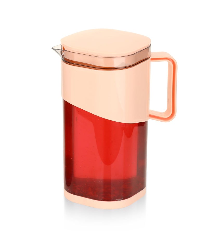 AAYN Plastic Beverage Pitcher Large Jugs for Water, Juice, Milk, Blue and Pink  - Image 5