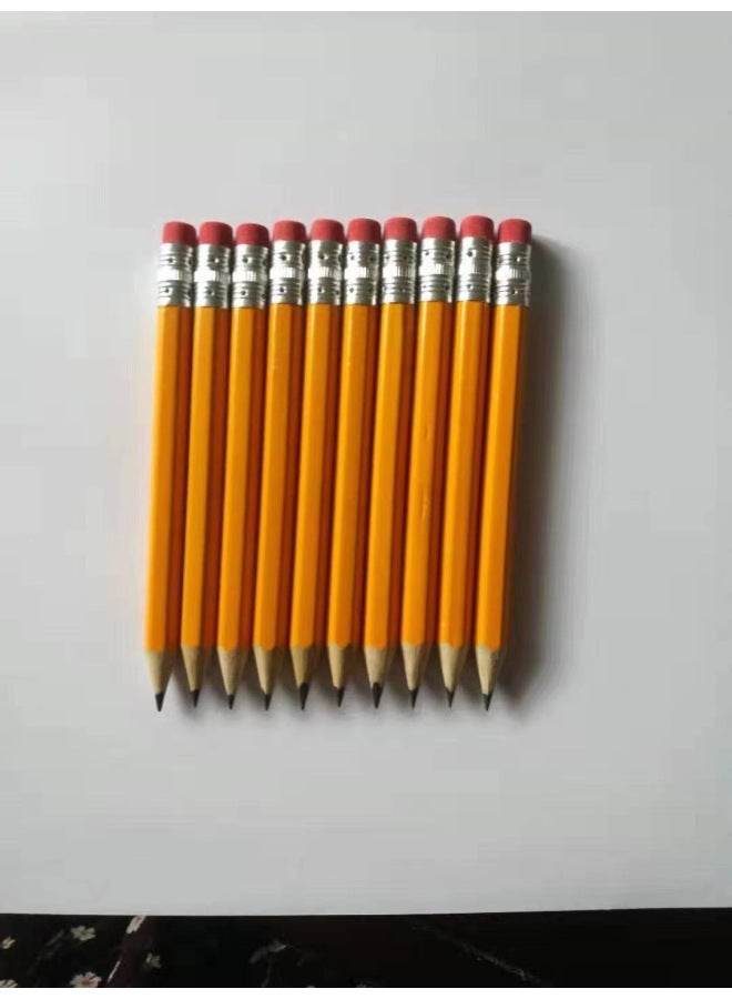 FANZE Log Short Pencil With Rubber Golf Pencil Hexagon Round Pole Hotel Meeting Pencil - Image 4