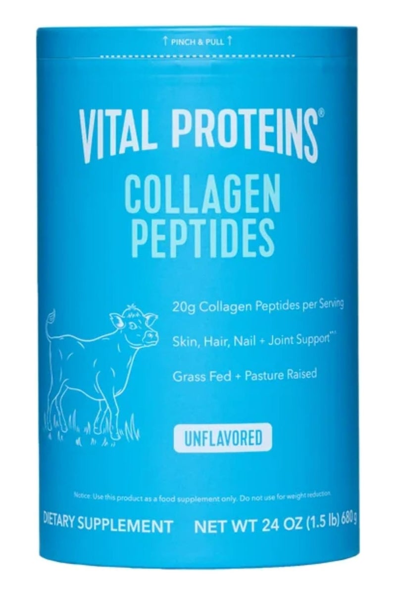 Vital Proteins مكمل غذائي ببتيدات الكولاجين غير المنكه 24 أونصة