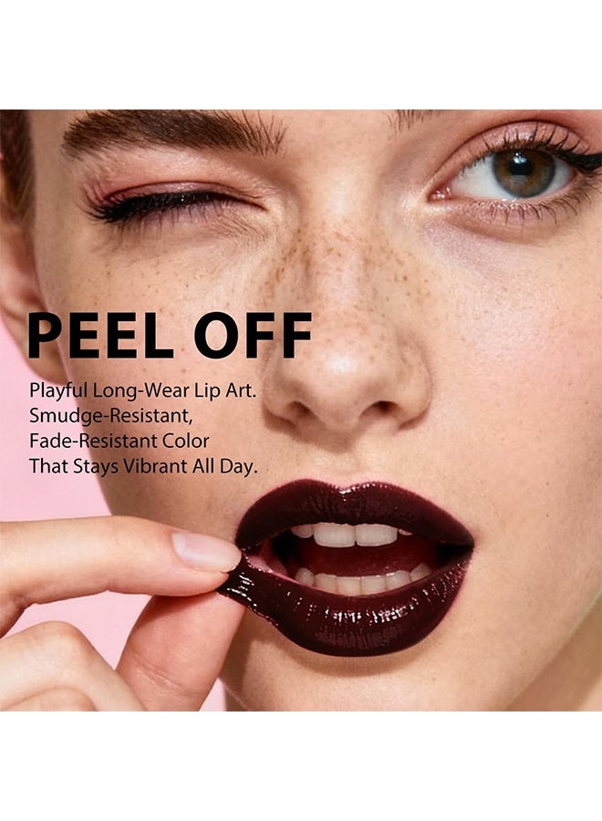 YOUNG VISION Peel Off Lip Liner ,Matte Finish Liquid Lipsticks, Waterproof, Nude Matte Lip Contour for Women Makeup, Precise Lip Definition (#03) - Image 3