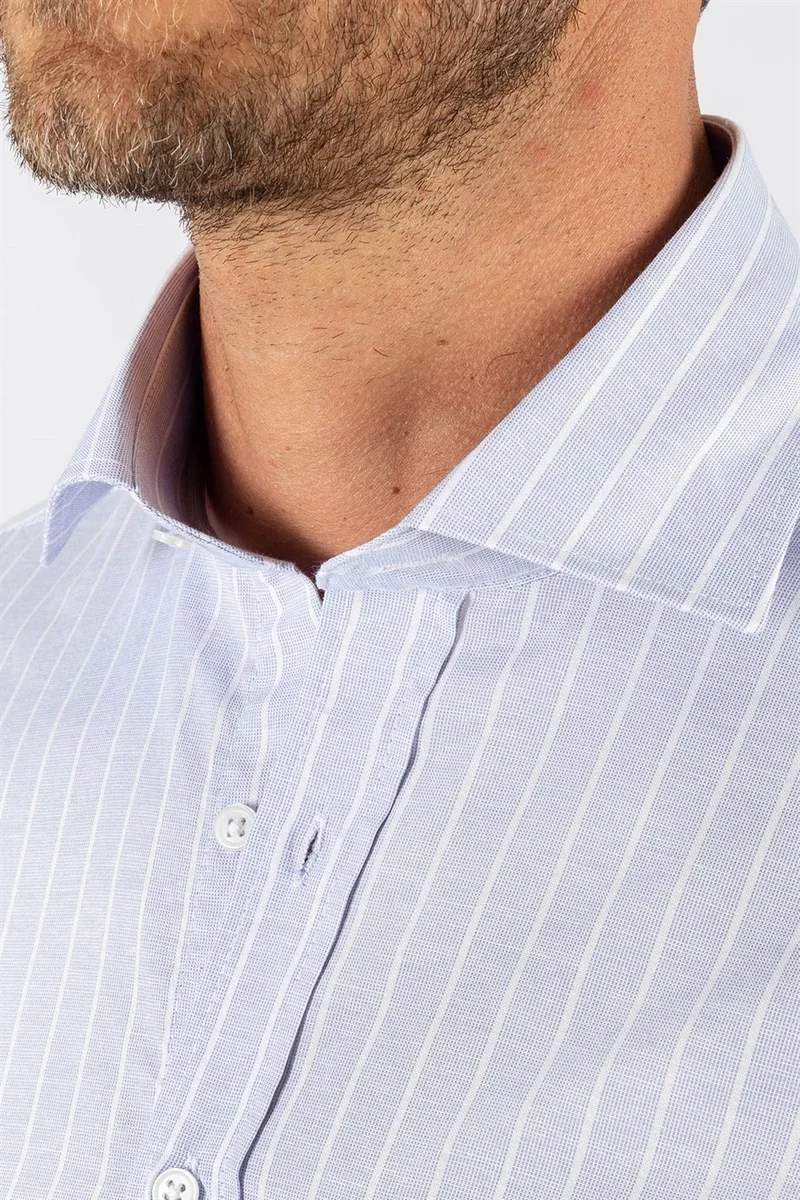 Tudors Classic Fit Relaxed Cut Striped Men's Shirt