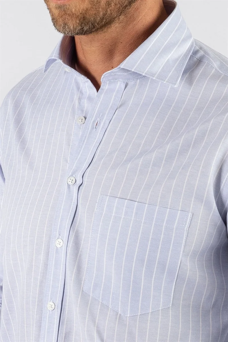 Tudors Classic Fit Relaxed Cut Striped Men's Shirt