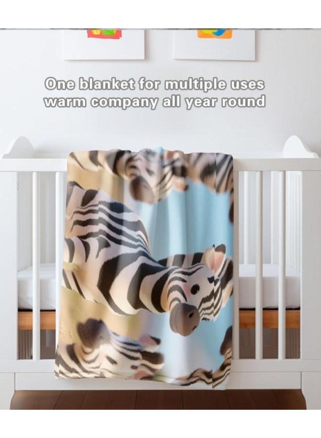 general Baby and children's cartoon flannel thin blanket (warm and comfortable, suitable for sleep, game use) 70cm*100cm - Image 4