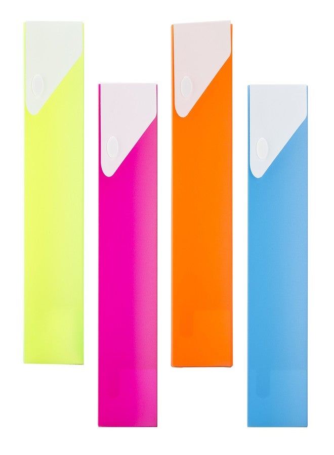Filexec Products Slide Open, Drawer, Fluorescent Slide Pencil Box, Set of 4 (50510-2046) - Image 1