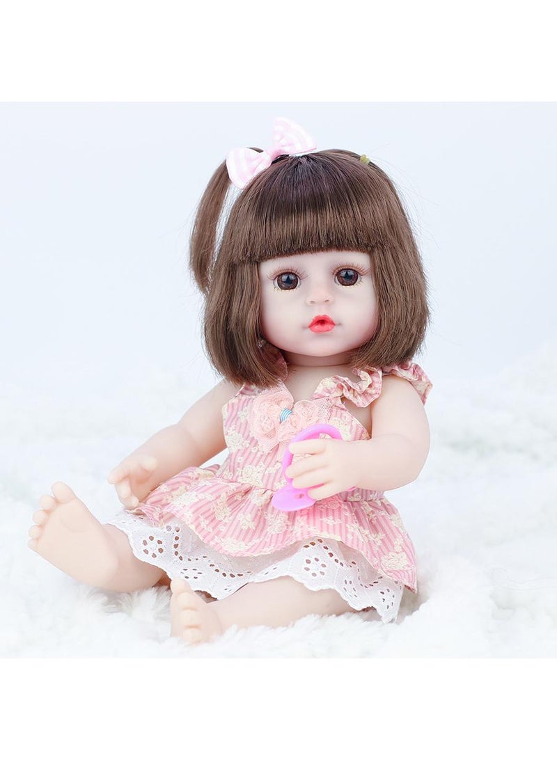 general Reborn Baby Doll Simulated Enamel Baby Doll Children's Toy 39cm - Image 1