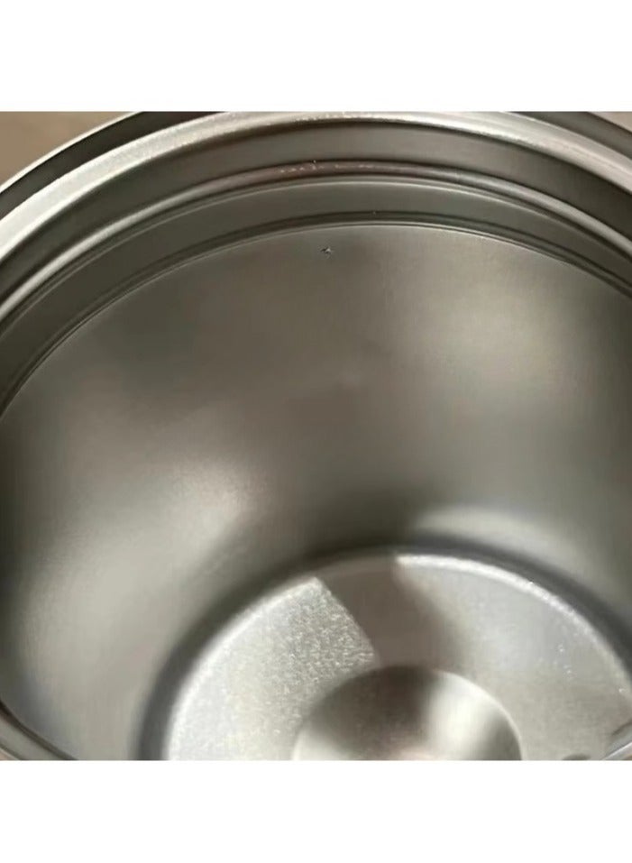 smeg كوب سفر، كوب قهوة معزول، كوب قهوة حراري من الفولاذ المقاوم للصدأ قابل لإعادة الاستخدام، حاوية مشروبات خفيفة ومحمولة للمكتب والسفر، (عبوة من 2 قطعة، 350 مل، أصفر ورمادي) - Image 4