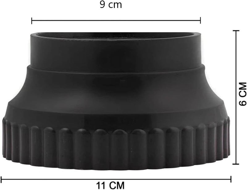 Oblivion Round Base Stand 4 Pc - Bed Height Increaser Riser Support for Heavy Furniture, Sofas, Washing Machines, Fridges, and Refrigerators, Adjustable Extender to Raise for Better Support - Image 5