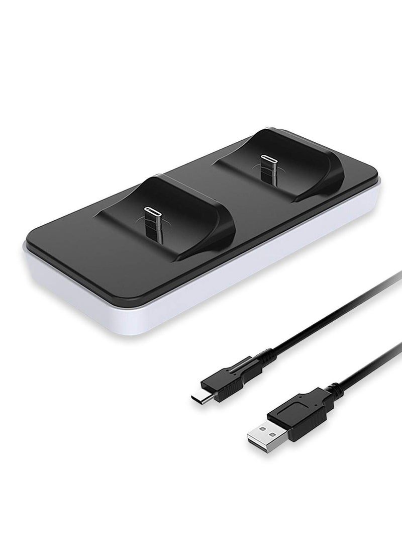 KASTWAVE - Dual USB Charging Dock for Playstation 5 Dualsense, for Dual Controller Thin and Portable Controller Charger - Image 1