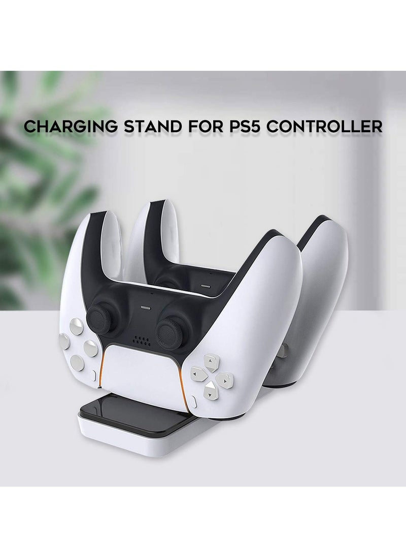 KASTWAVE - Dual USB Charging Dock for Playstation 5 Dualsense, for Dual Controller Thin and Portable Controller Charger - Image 1