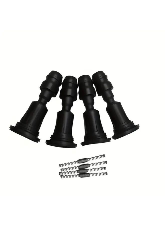 Set Of 4 High Voltage Ignition Coil Spark Plug Connector Cables Compatible With UF491 12578224 12638824 For Chevrolet Captiva HHR Malibu Opel Antara Astra GT Insignia SAAB 9 3 9 3X 9 5 - Image 3
