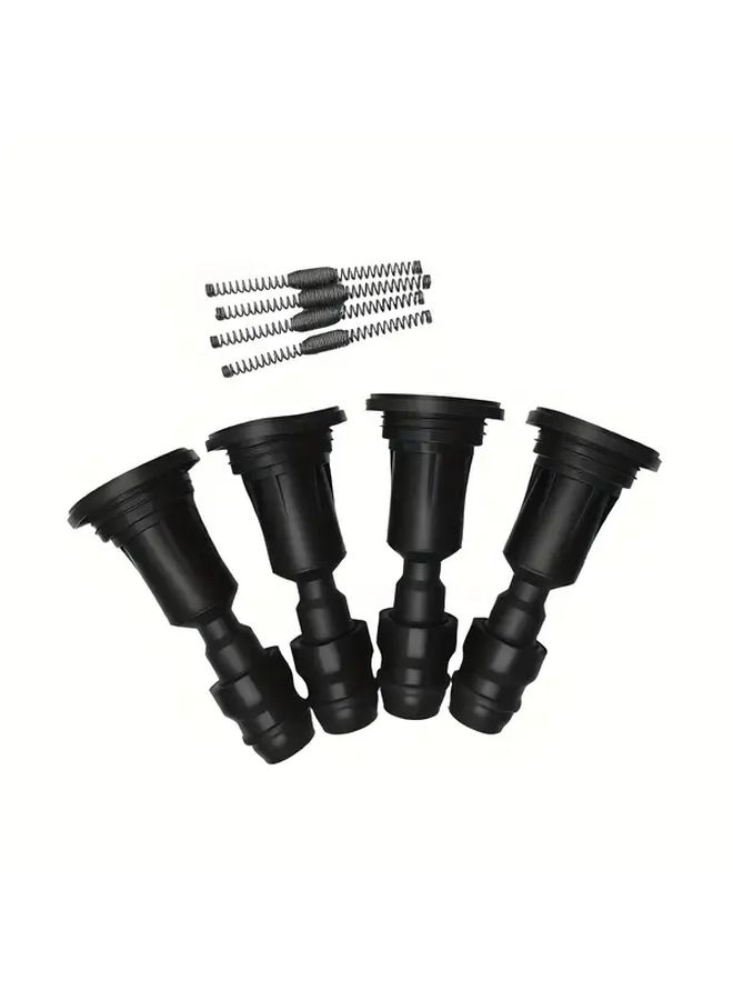 Set Of 4 High Voltage Ignition Coil Spark Plug Connector Cables Compatible With UF491 12578224 12638824 For Chevrolet Captiva HHR Malibu Opel Antara Astra GT Insignia SAAB 9 3 9 3X 9 5 - Image 2