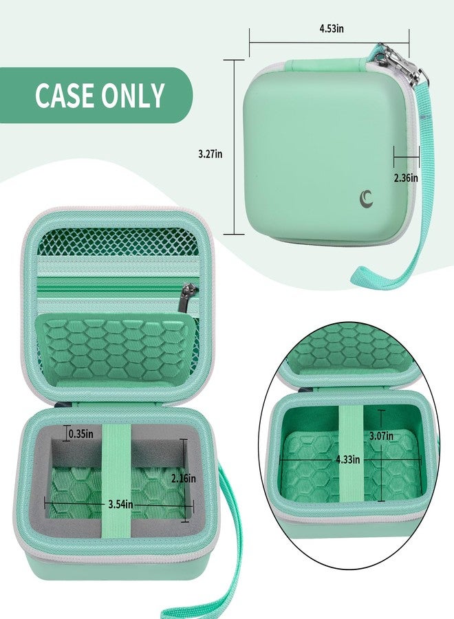 كومكيس جراب حماية لكاميرات Comecase AbergBest الرقمية عالية الدقة القابلة لإعادة الشحن، بدقة 21 ميجابكسل وشاشة LCD مقاس 2.7 بوصة، متوافق مع كاميرات Kodak Pixpro وCanon PowerShot ELPH 180/190 وSony DSCW800/DSCW830، مناسب للسفر - أخضر فاتح - Image 5