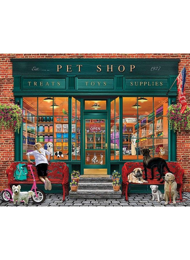 WHITE MOUNTAIN Puzzles Local Pet Store 500 Piece Jigsaw Puzzle - Image 2