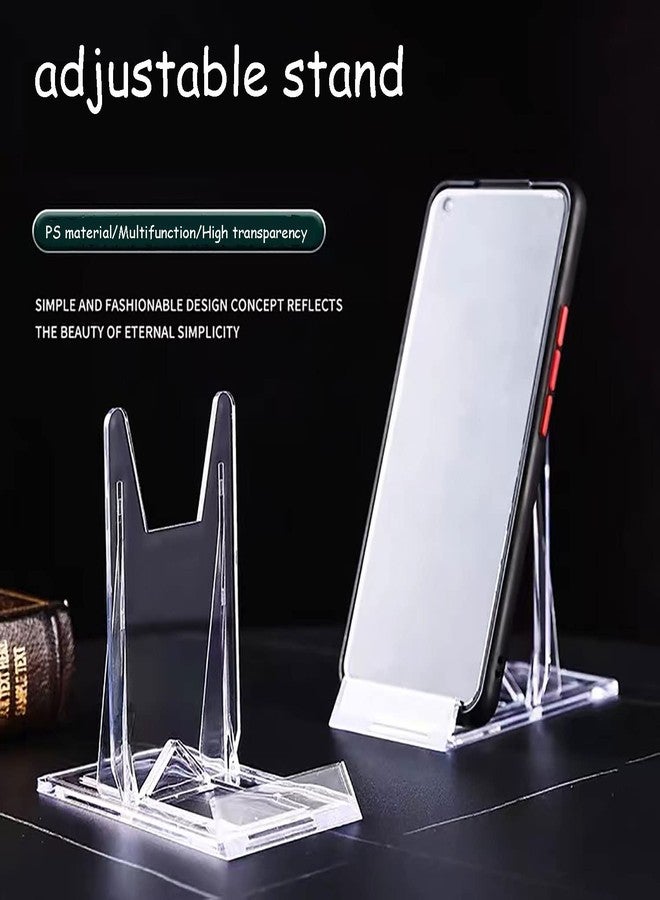JIELUO Acrylic Plate Stands，Plate Stand Plastic Stand Adjustable Decorative Plate Holder Plate Stand Decorative Stand for Display Pictures or Plate ,Home Office Supplies Festival Party Decoration(12 Pieces) - Image 4