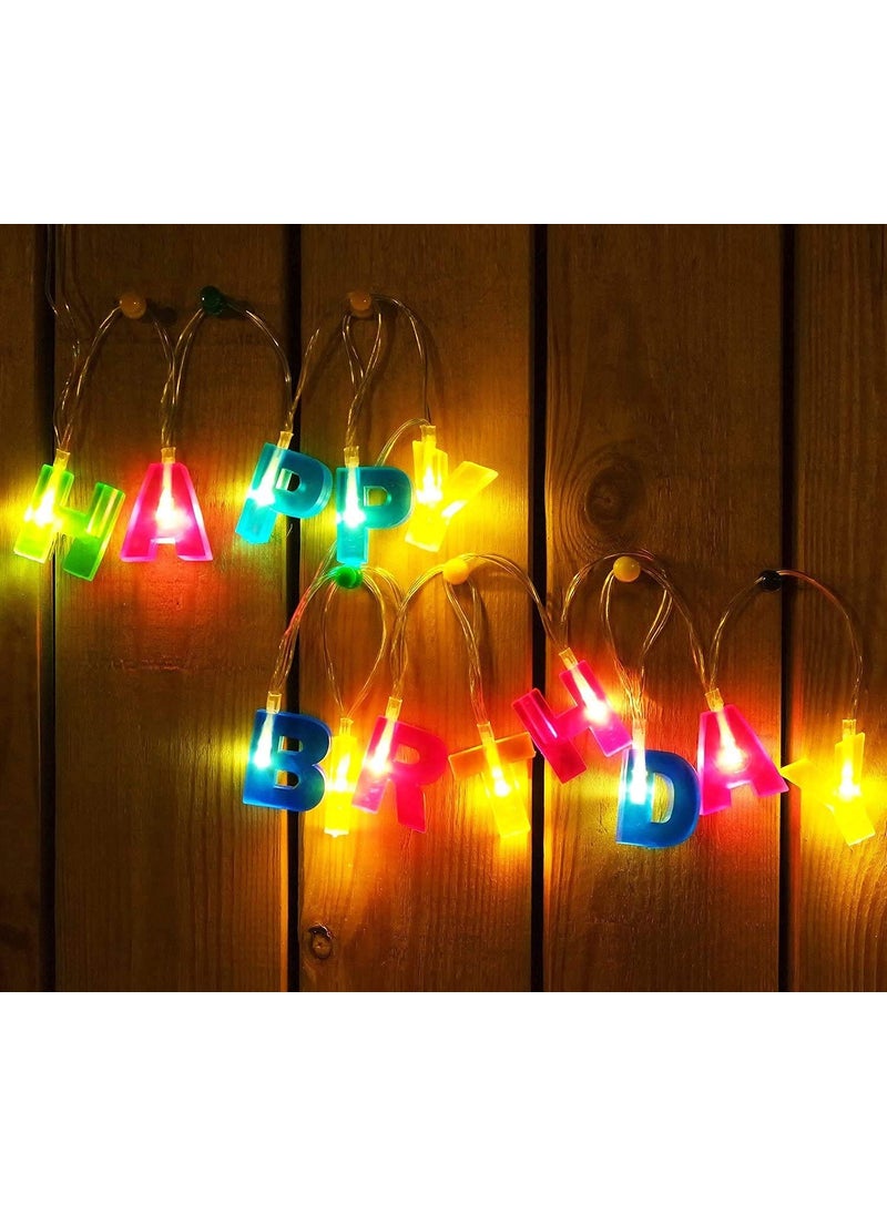 Generic NKB Traders Happy Birthday String Light for Diwali Flameless Smokeless LED Lights for Any FestivalDiwaliChristmasEventsHome Decoration Multicolor 15 metres  - Image 3