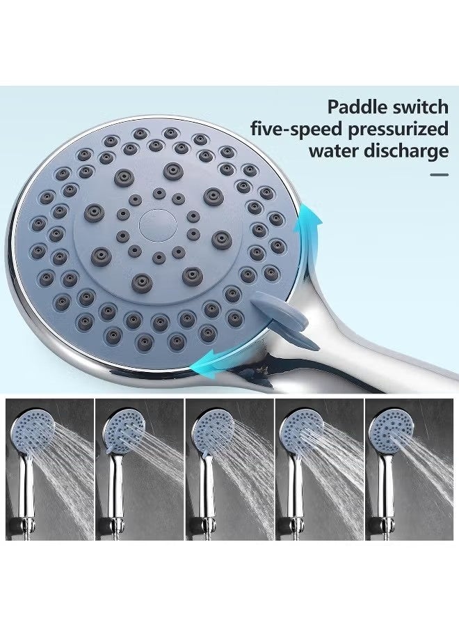 Beauenty High Pressure Massage Shower Head Set With Hose - Image 3