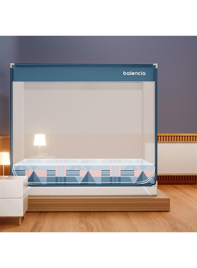 Bluejw Class A Maternal And Infant Grade Baby Anti-fall Mosquito Net Children's Household Dust-proof Thickened Full Bottom Stainless Steel Zipper Cartoon New - Image 1