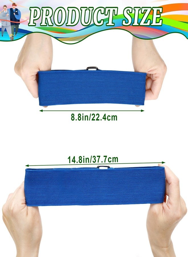 Augshy 12Pcs 3 Legged Race Bands,Three Legged Bands for Relay Race Game Carnival Field Day Backyard Game Party Supplies - Image 2