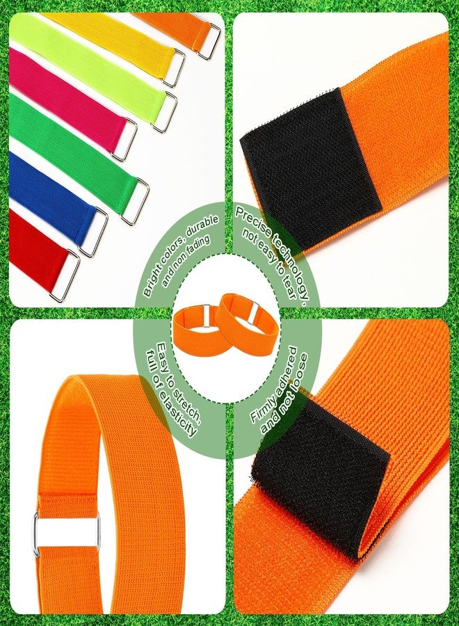 Augshy 12Pcs 3 Legged Race Bands,Three Legged Bands for Relay Race Game Carnival Field Day Backyard Game Party Supplies - Image 4